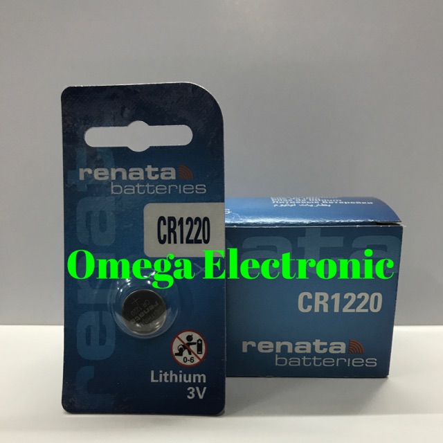 ORIGINAL CR1220 Renata Baterai 3v CR 1220 Battery Batere Kancing