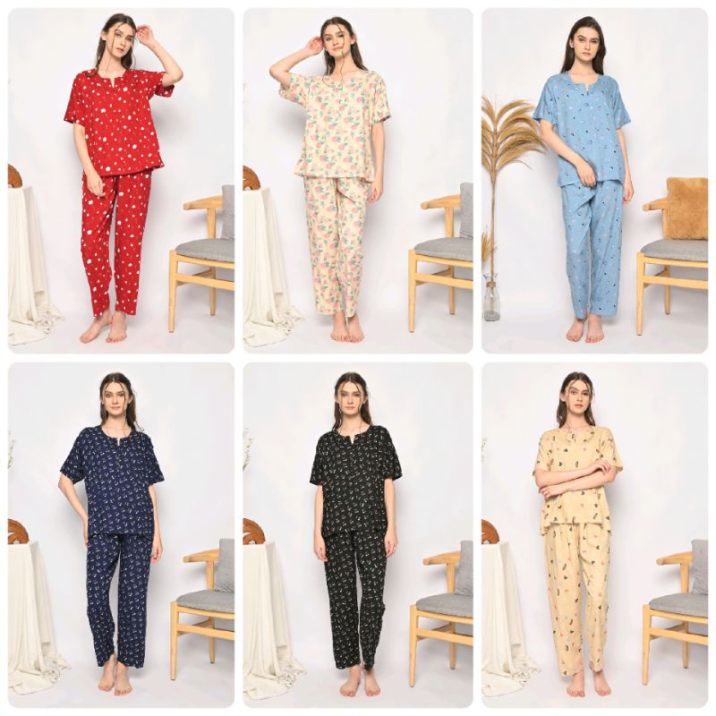 ONE SET PIYAMA RAYON-5
