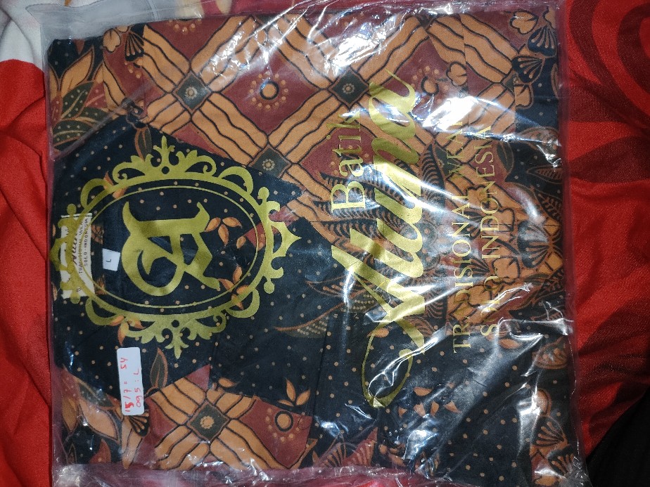 Atasan Batik Pria Lengan Panjang Premium/kemeja Batik Pria Lengan Panjang Reguler Asd 095