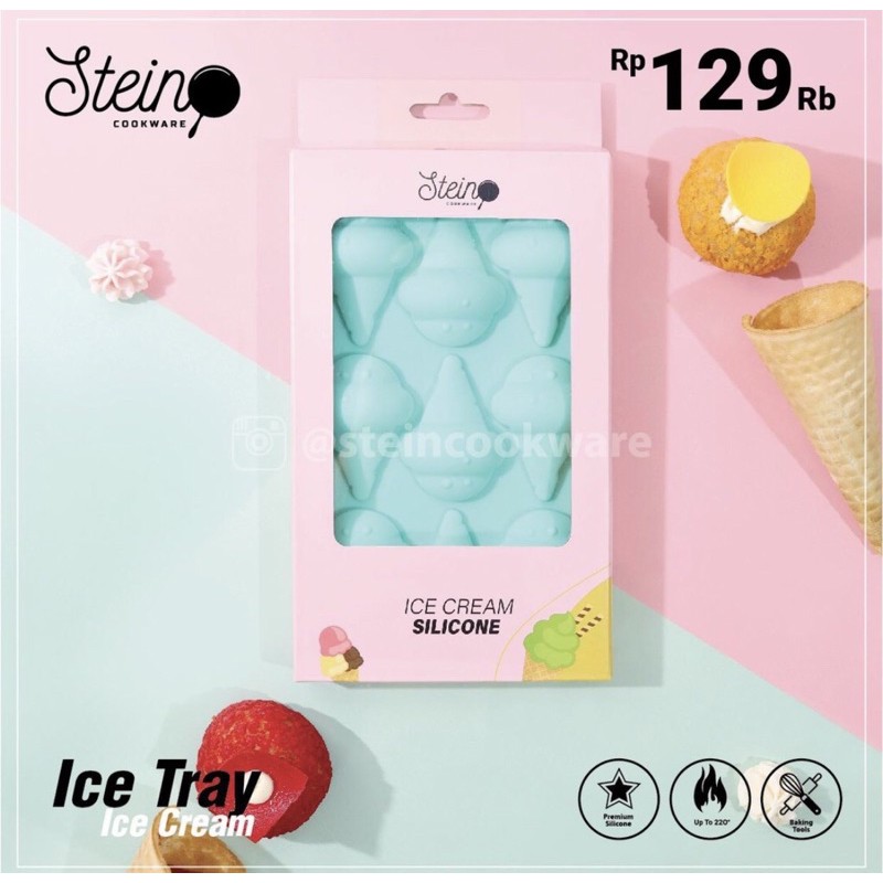 Stein cookware silicone ice tray/Mold flamingo/Teddy bear/Ice cream cetakan es/Ice Tray