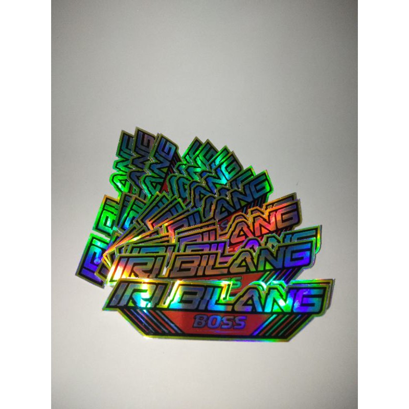 

Stiker Hologram ( IriBilangBoss )
