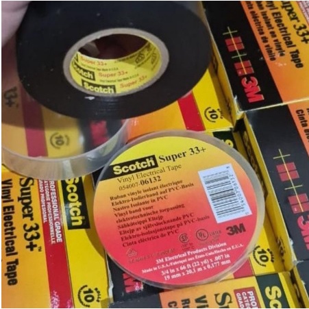 

Solasi Listrik Super 33+ SCOTCH 3M / Vinyl Electrical Tape PVC
