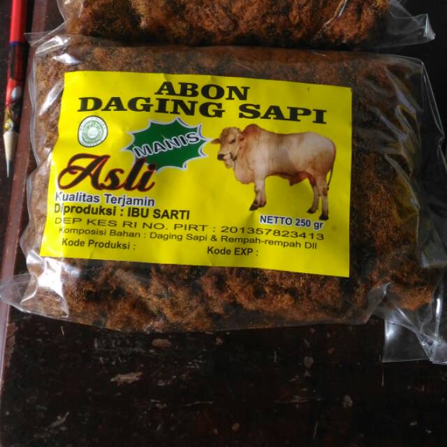 

Abon Daging asli (paketan)