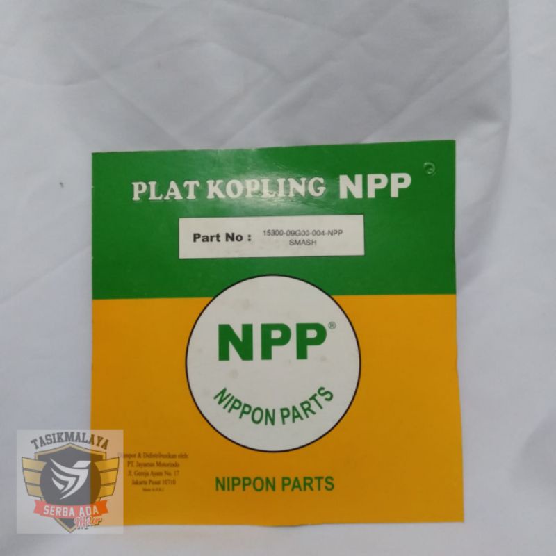 KAMPAS KOPLING / PLAT KOPLING SMASH NPP