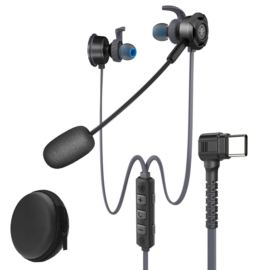 Plextone G30 In Ear Gaming Earphone Headset With Mic Jack / Type-C Original