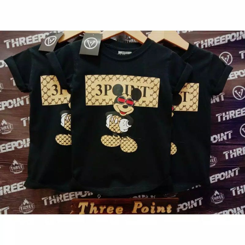 Kaos distro / kaos karakter / kaos anak cowok cewek mickey gucci