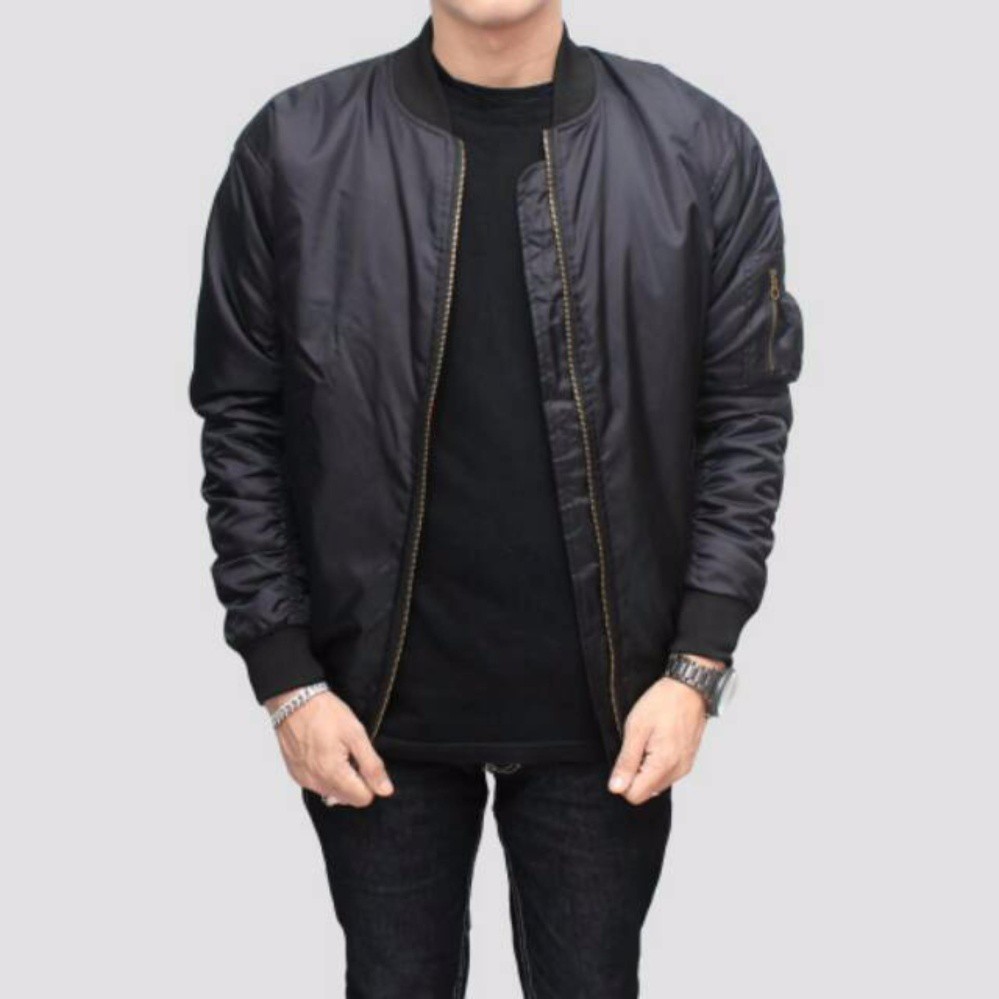 PROMO Jaket Bomber Polos Simple ANTI AIR