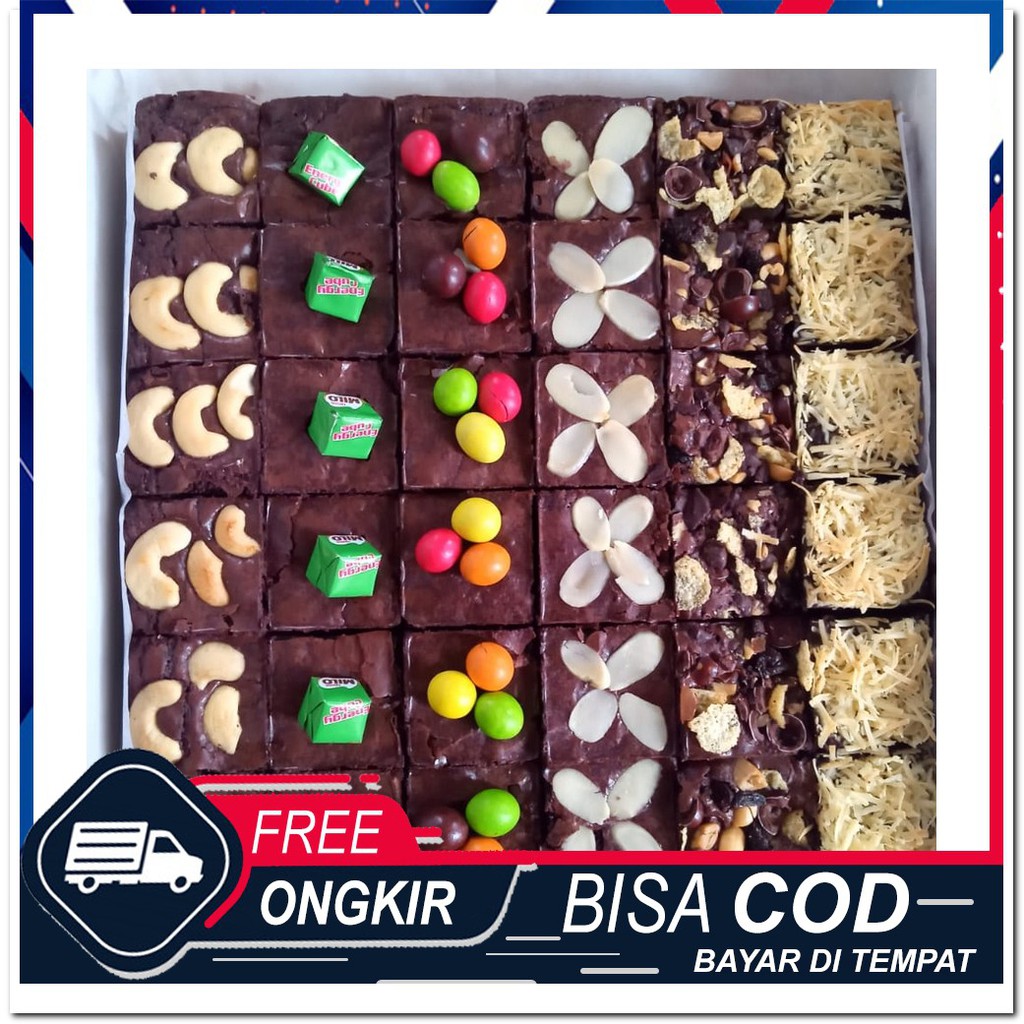 

FUDGY BROWNIES (BROWNIES BAKAR)/ BRONIS/ KUE BRONIS BAHAN BERKUALITAS BISA BAYAR DI TEMPAT