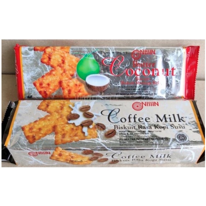 

Nissin Butter Coconut / Coffee Milk Biskuit 200 gram