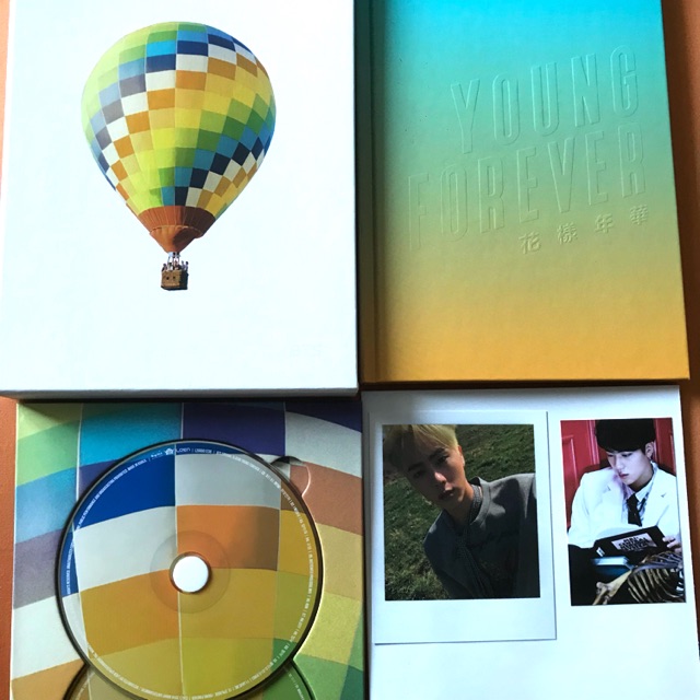 BTS Young Forever (Day ver.) Jin set (Album + Jin polaroid + Jin dope pc + folded poster)