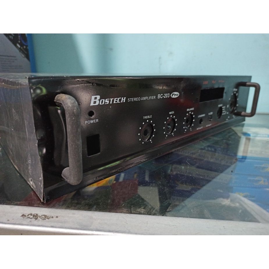 BOX POWER AMPLIFIER SOUND SYSTEM USB BC203 BOSTEC MURAH