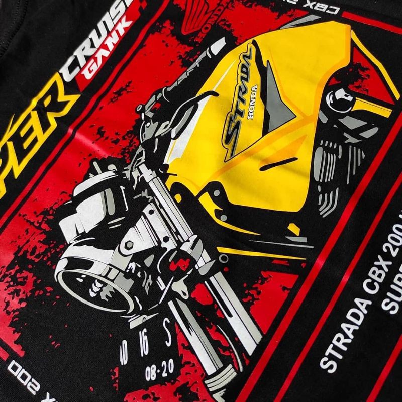 KAOS SUPER CRUISER GANK / KAOS HONDA GANK / KAOS TIGER MODIFIKASI CIKARANG