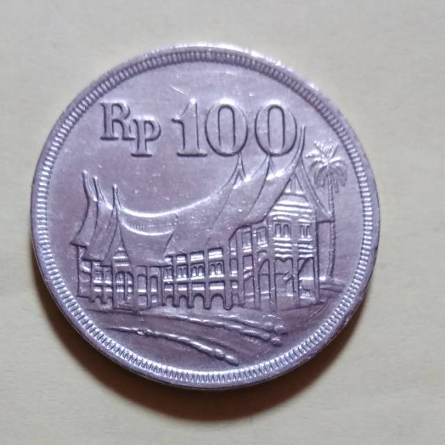 uang kuno indonesia 100 rupiah  1973