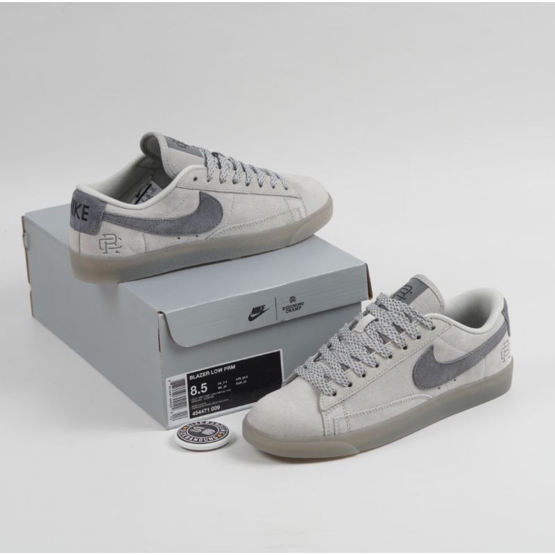 Nike Blazer Sb Low Raigning Champ 2.0 Grey Suede