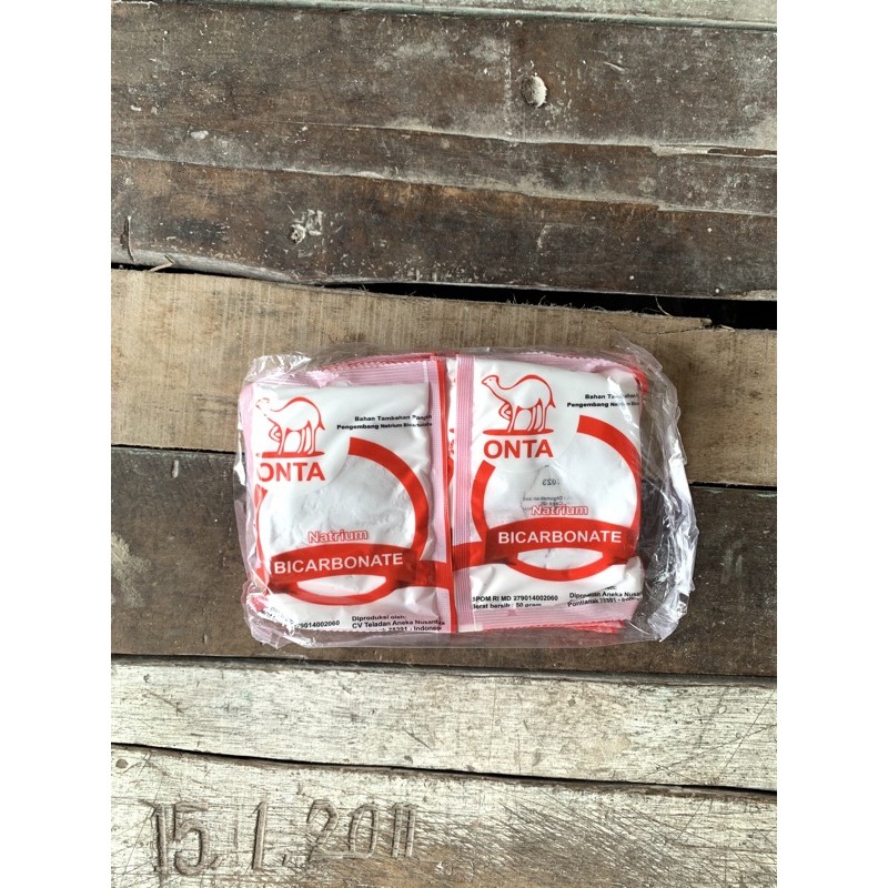 

Bicarbonate 1 pack isi 10@ 50gram HARGA GROSIR
