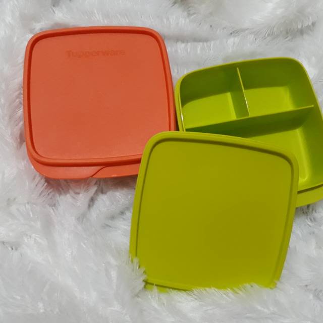 Tempat Makan Sekat 3 Tupperware