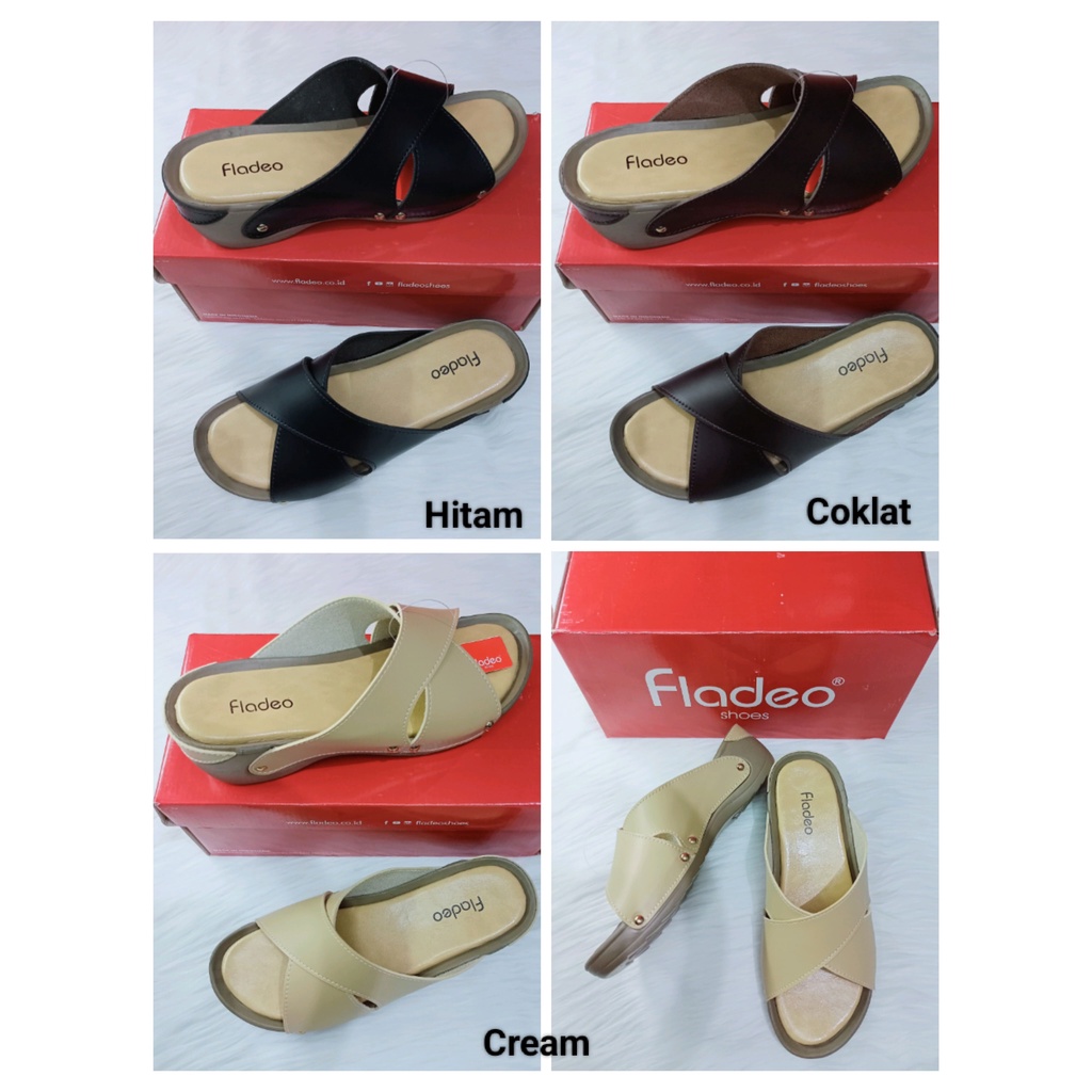 Sandal wanita Fladeo Original terbaru-Sandal Wedges-Fladeo Original-Fladeo 14102101