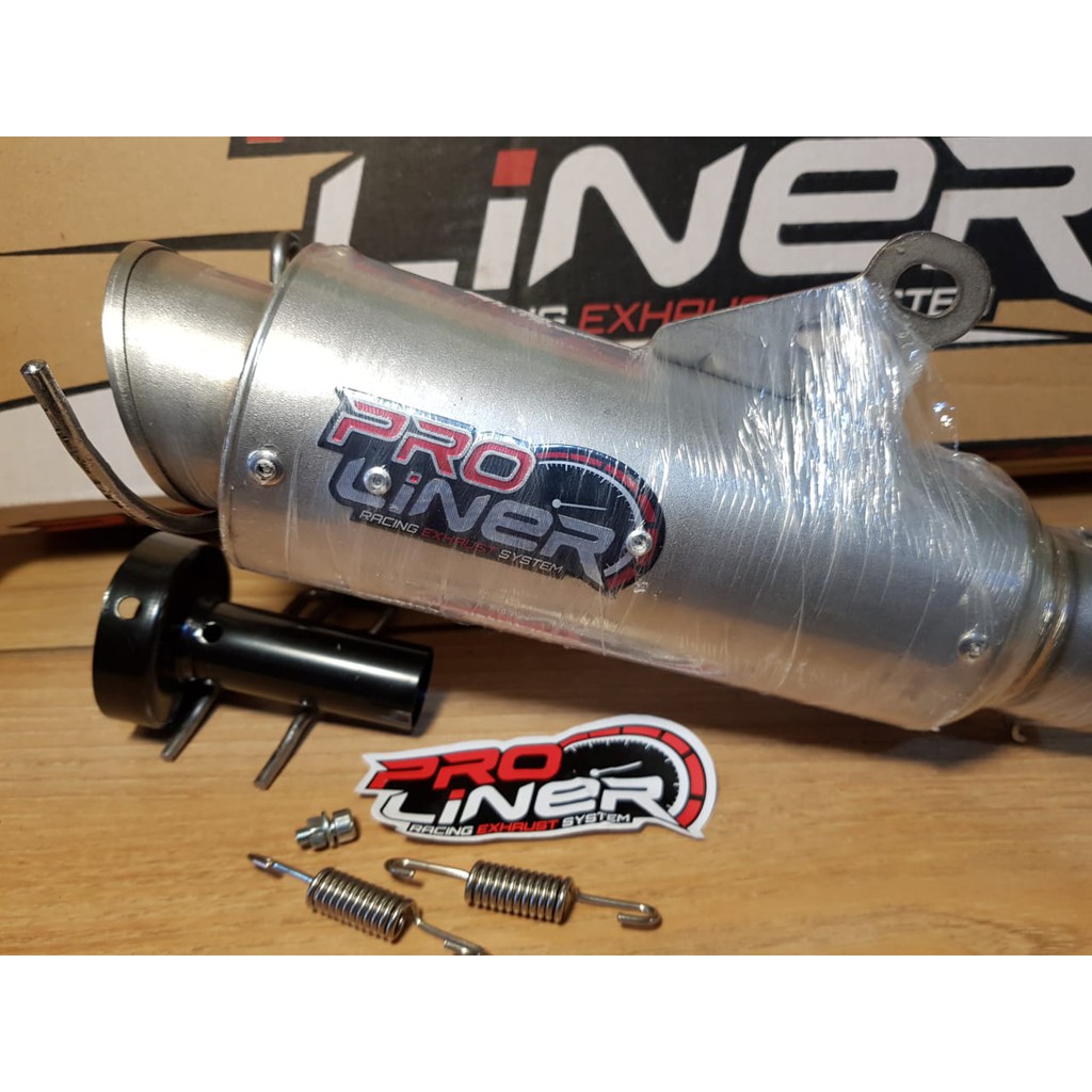 silincer - silencer - selenser knalpot PROLINER TR1-R ORIGINAL utk leher 50MM