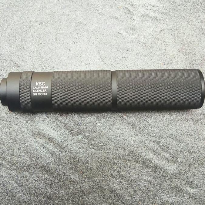 Dummy Peredam Ksc Silencer Suppressor M4 Ar15 Hk416 Aeg Gbbr Wgg Wgb Terbaru