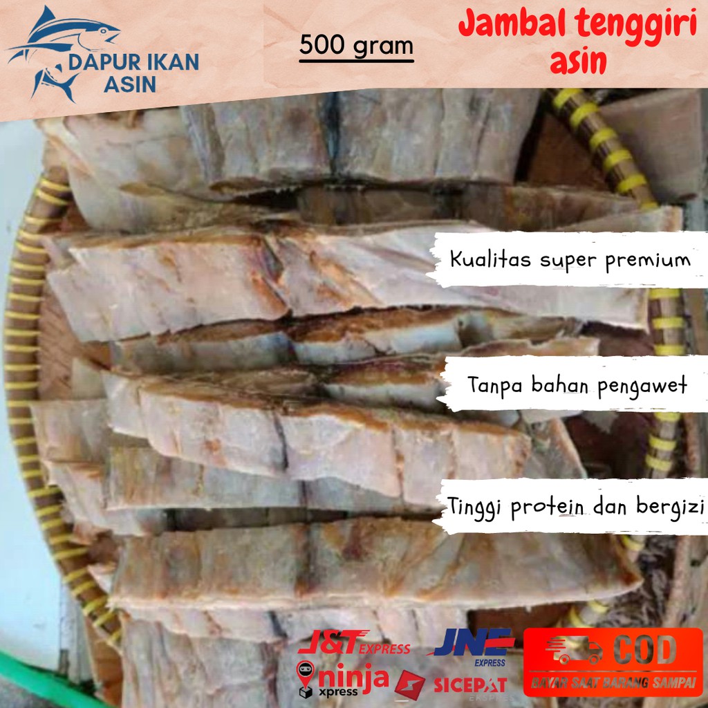 

Ikan Asin Jambal Tenggiri 500 gr