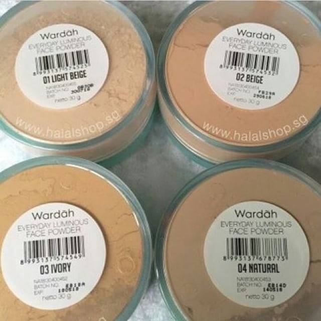 WARDAH EVERYDAY LUMINOUS FACE POWDER - BEDAK TABUR