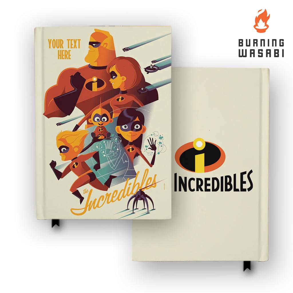 

Notebook Buku The Incredibles 3 Hardcover Agenda Custom Nama Diary Jurnal Agenda A5 A6