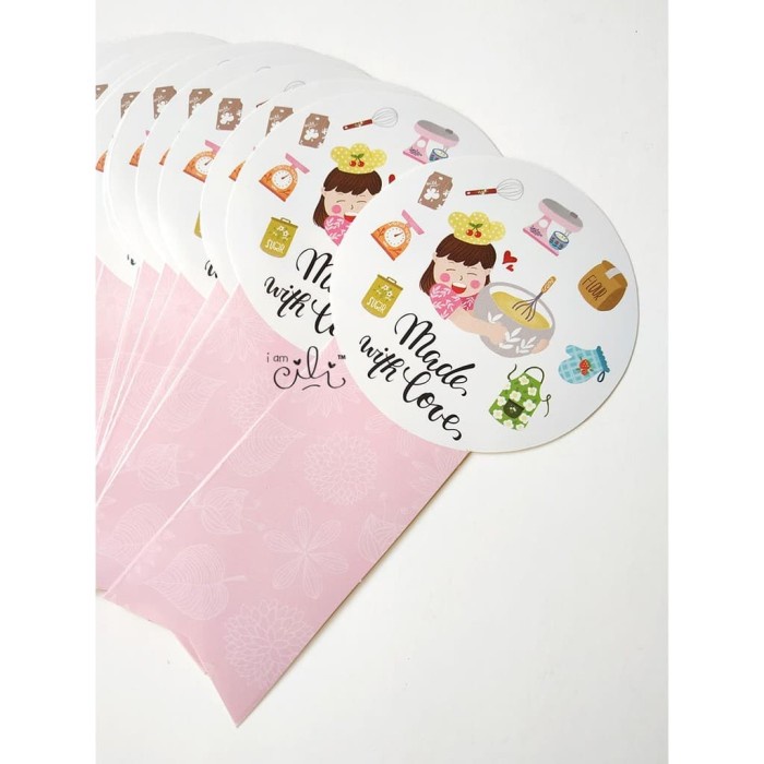 

READY COD Stiker Toples Kue kering / Stiker Dus Paperbag / Stiker Toples 500 gr - toples 250 gr GRATIS ONGKIR