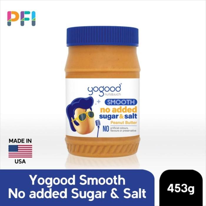 

Selai Yogood Peanut Butter Smooth No Sugar & Salt 453Gr