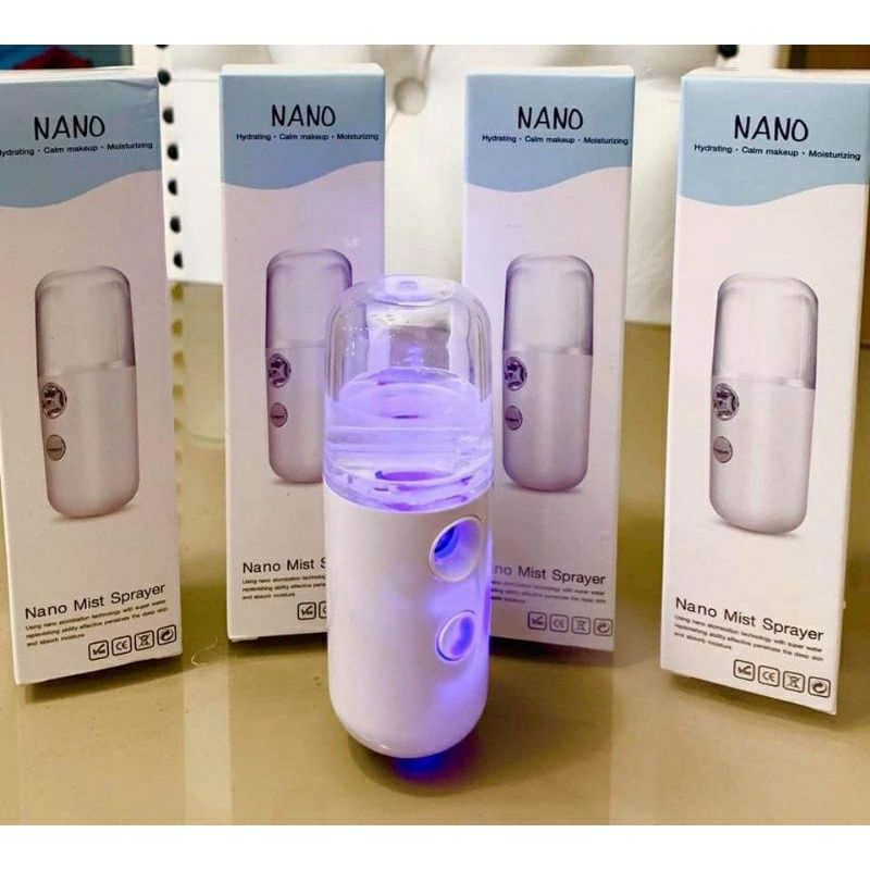 Nano spray Facial mist sprayer portable pelembab kulit wajah semprot face spray semprotan wajah anti gerah