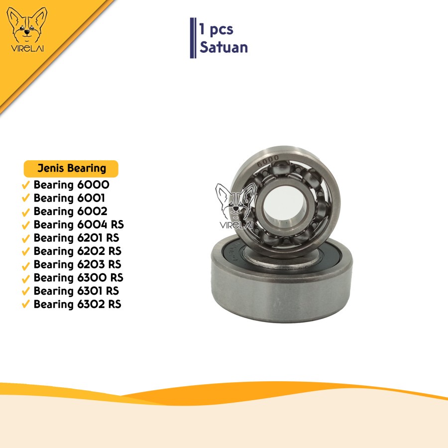 Bantalan Roda / Bearing / Laher / Ball Bearing 60/62/63 [ISHIMA]