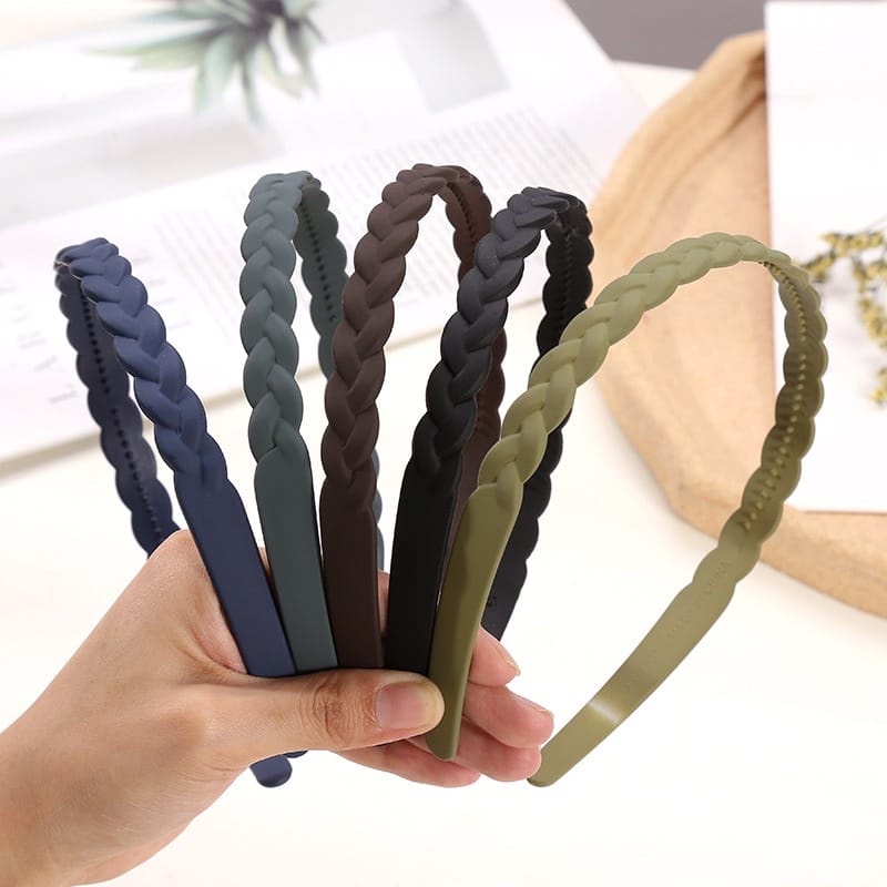 BANDO DOFF KEPANG - Premium Bandana Korea Model Kepang - Braided Matte Headband