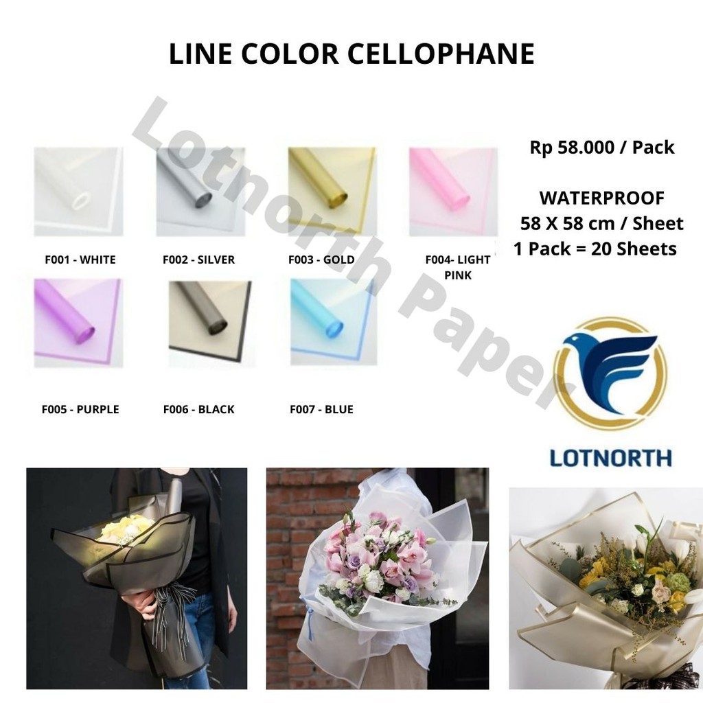 

KERTAS BUNGA LIS WARNA | PAPER WRAPPING LIS COLOUR