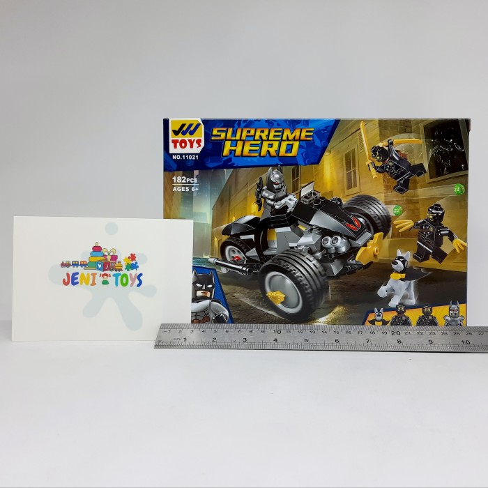 brick superhero 182 pcs batman bathero attack of the tallon bela 11021