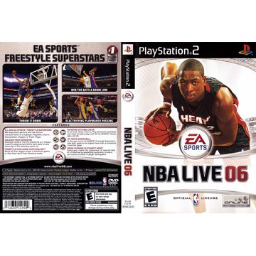 Kaset PS2 NBA LIVE 06