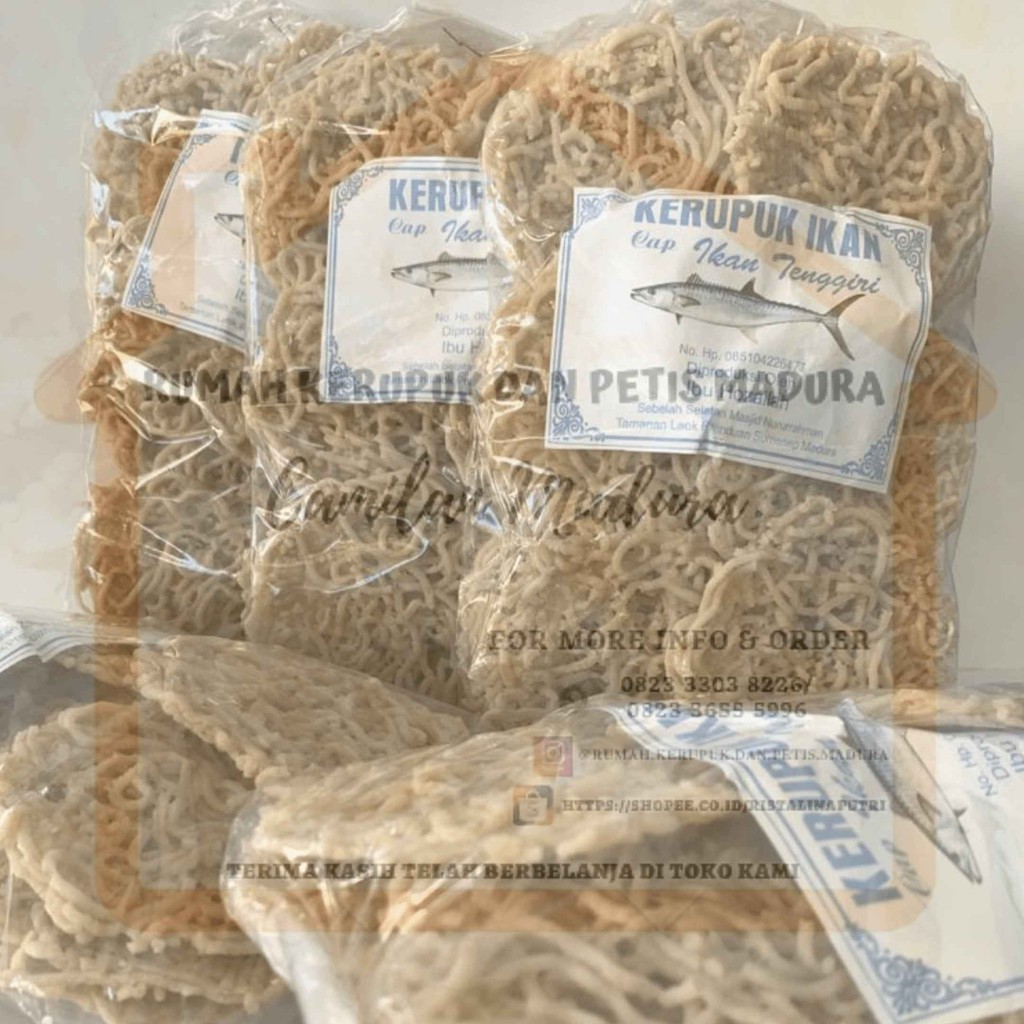 

Kerupuk Ikan Cap Tenggiri/ 500 gram