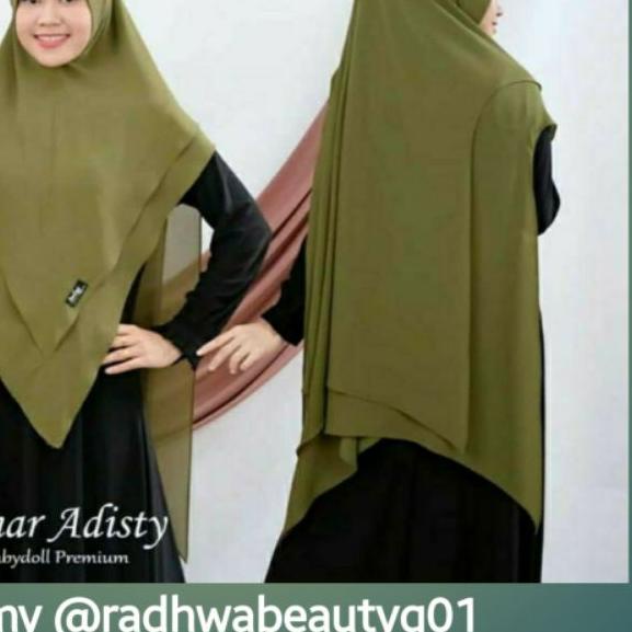 ➩ Khimar ADISTY 1 ORI AWLIYA HIJAB AWLIYA COLLECTION cerutybabydoll JUMBO TERBARU ☏