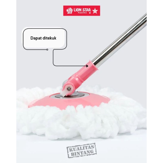 Livina Kain Pel Isi Ulang Lion Star / Spin Mop Refill bm-50 / refil livina bm-51