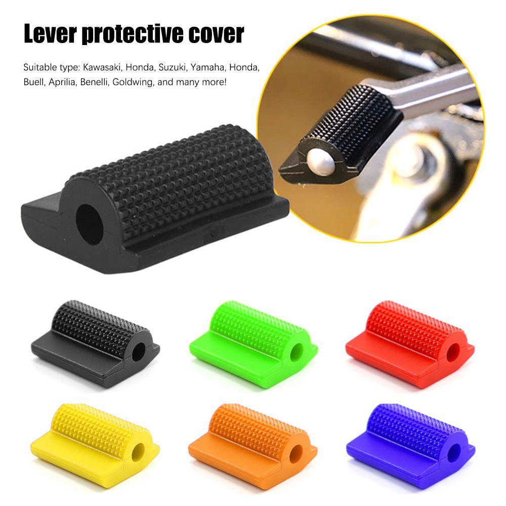 Nanas Pelindung Sepatu Karet Kaos Kaki Lever Pad Lever Protector Boot Motor