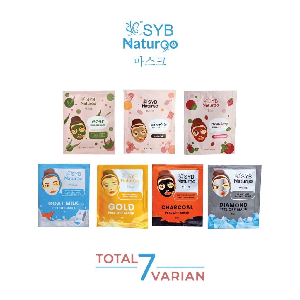 ✿ELYSABETHME✿ Masker peel off SYB face mask kelupas peeling angkat komedo mencerahkan