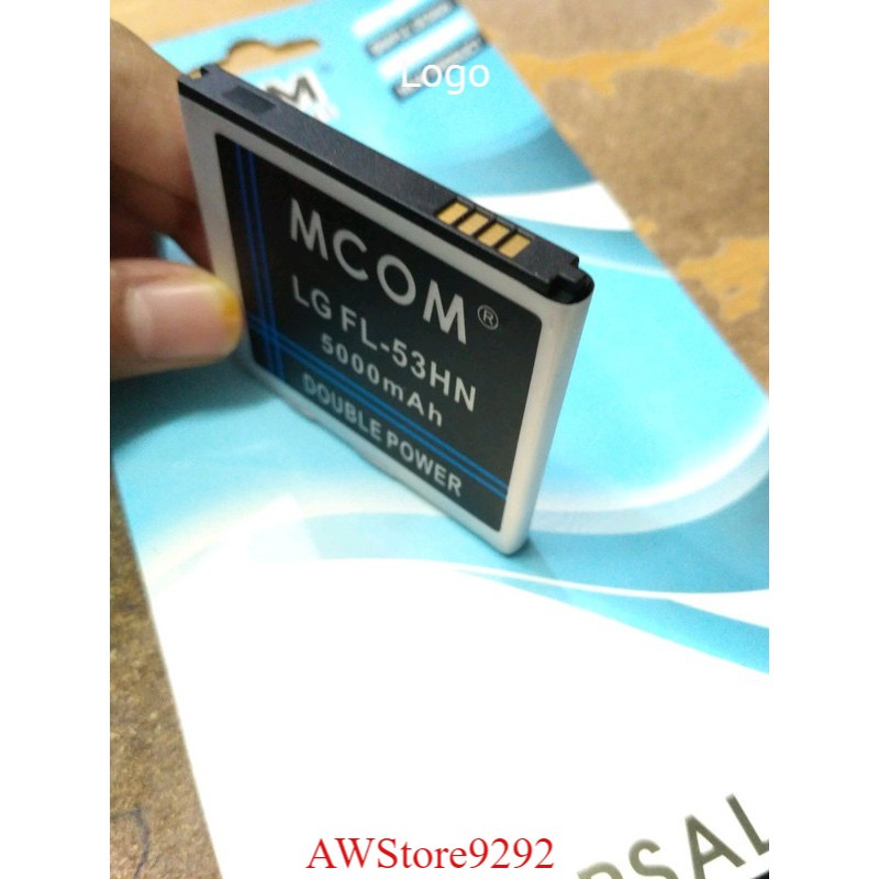 Mcom Batre Baterai Double Power Mcom LG FL53HN FL-53HN P770 P999 G2x Optimus 3D 2x P990 P950