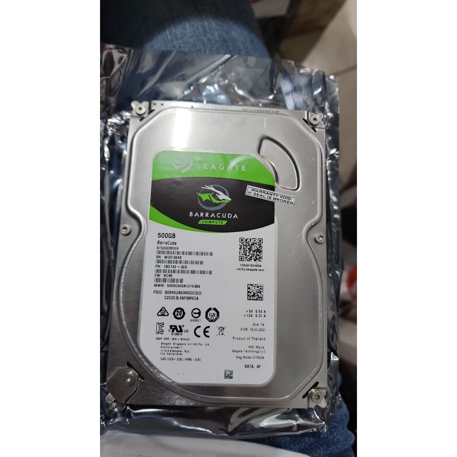 Harddisk Seagate Barracuda 500GB SATA 3.5&quot; Bekas