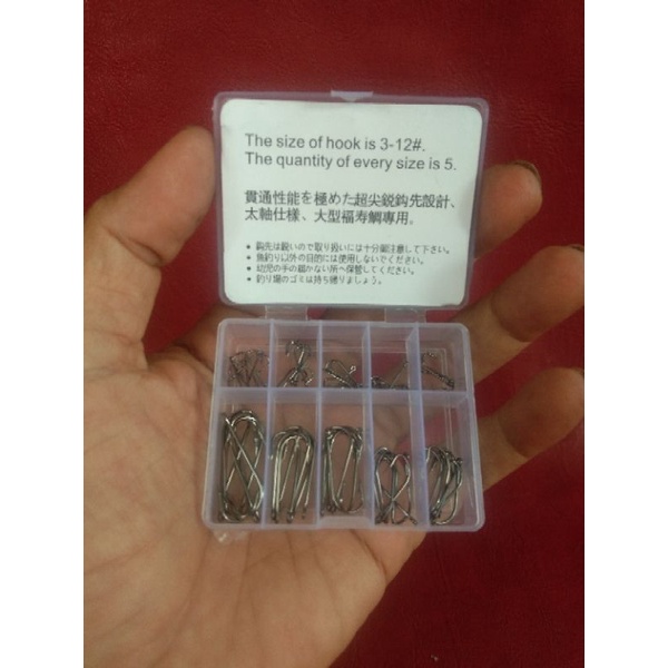 100pcs Kail Pancing + Mini Box