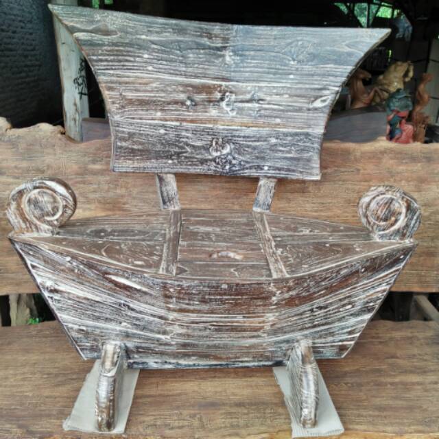 Kursi prahu mini mebel jepara asli