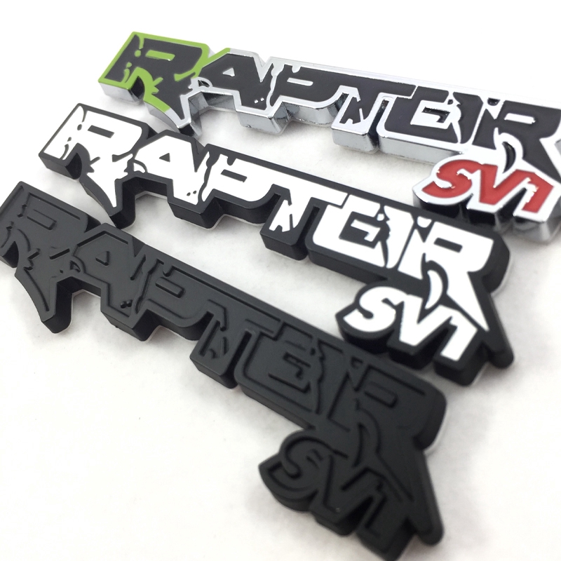 1Pc Stiker Emblem / Badge Logo Raptor svt Bahan Metal untuk Dekorasi Mobil Ford F150