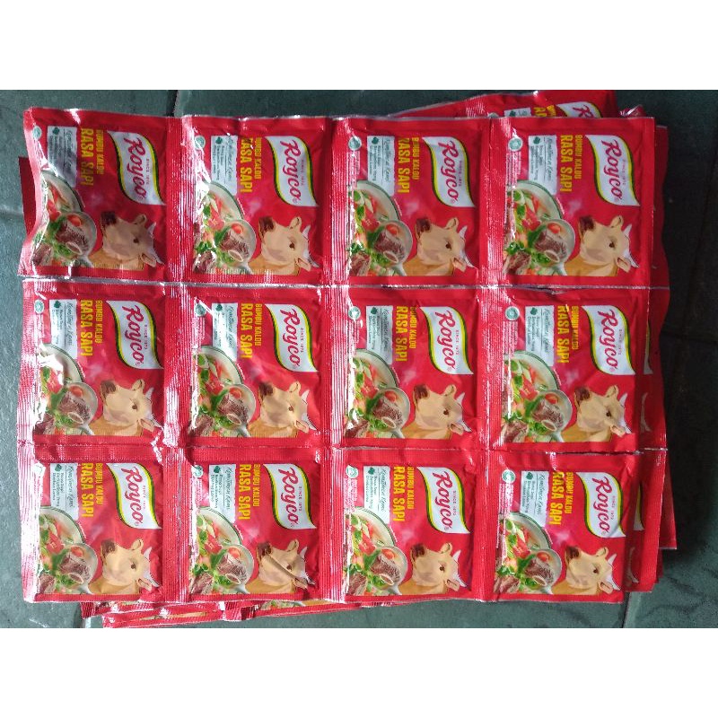 

Penyedap masakan merk Royco sapi 1 renceng isi 12