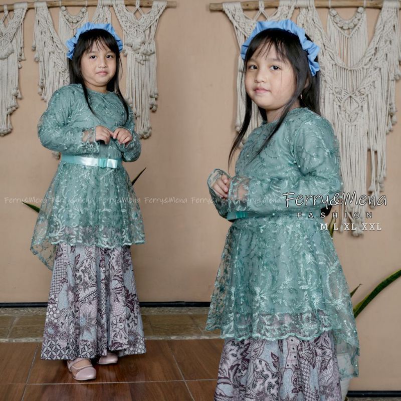 SETELAN ARIA KEBAYA ANAK KEBAYA TULLE KEBAYA PESTA