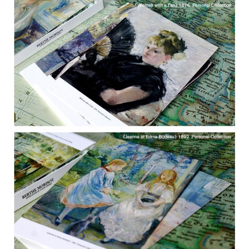 

Terlaris ✨ - Koleksi 30 Lembar Kartu Pos / Postcard Bertema Lukisan Berthe Morisot3.1.23
