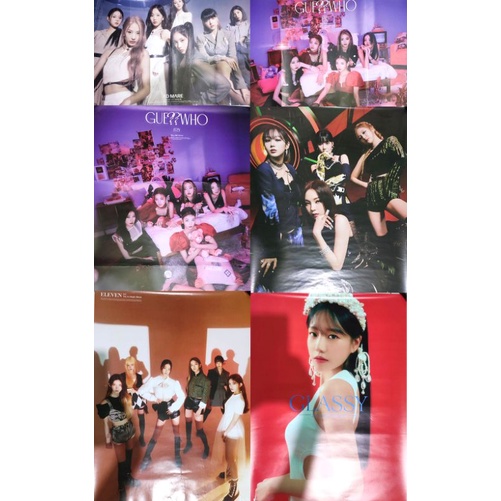 Poster kpop Official | Itzy | Aespa | Nmixx | Ive | Jo Yuri