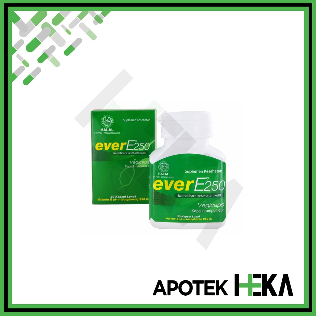 Ever E 250 Soft Capsul Botol isi 30 Vitamin E (SEMARANG)