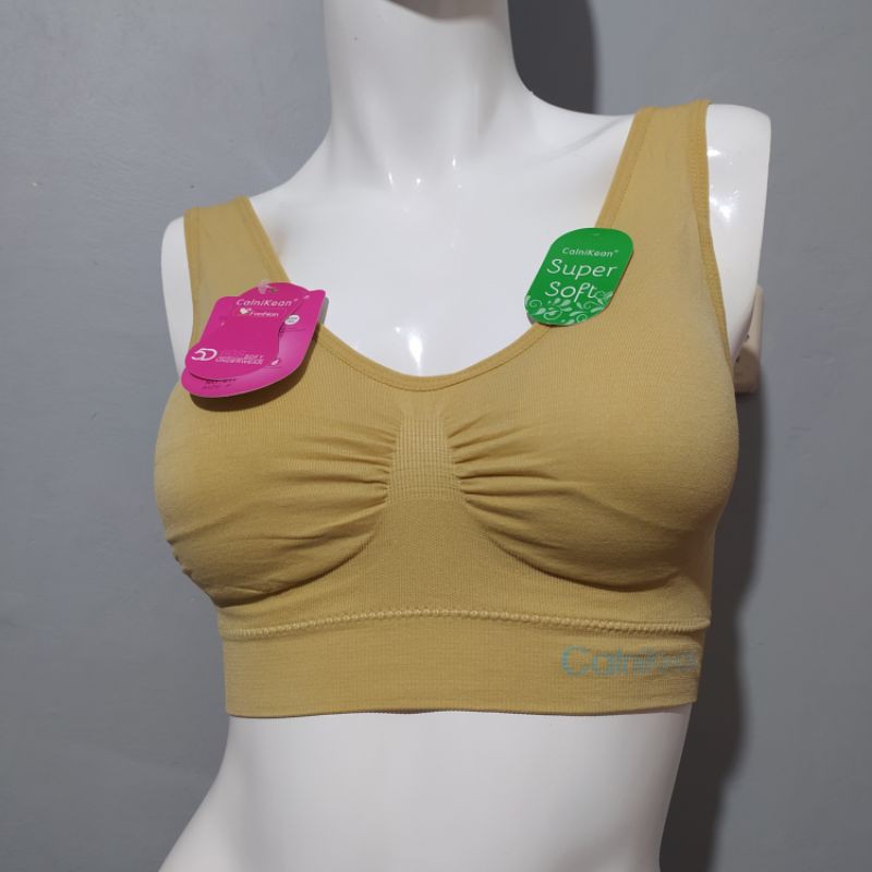 Sport bra super soft 3 baris  kaitan belakang